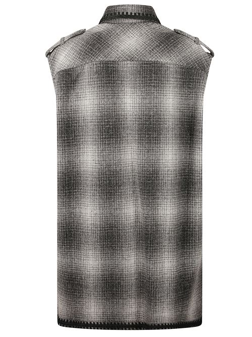 Sleeveless checked shirt dress GOLDEN GOOSE | GWP02356P00215760618